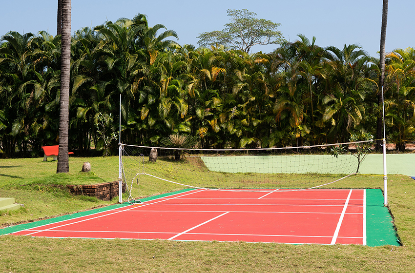 Tectona Treetop mansion volleyball net image